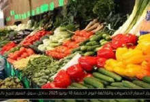 اسعار الخضروات والفاكهة اليوم
