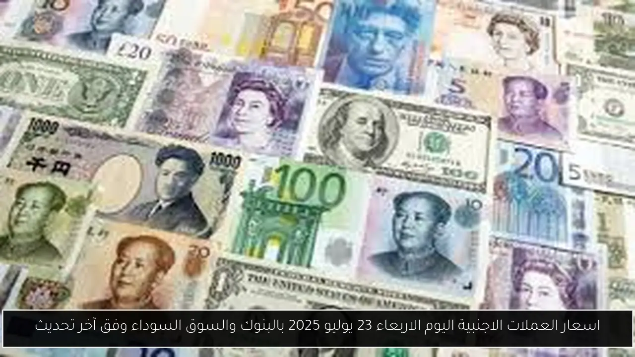 اسعار العملات الاجنبية اليوم