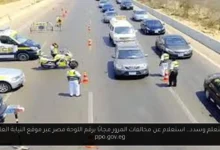 استعلام عن مخالفات المرور مجانًا برقم اللوحة مصر