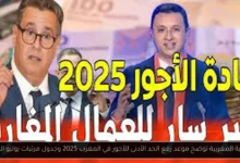رفع الحد الأدنى للأجور في المغرب 2025