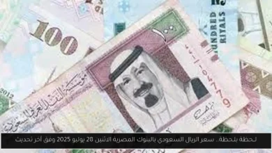 سعر الريال السعودي اليوم