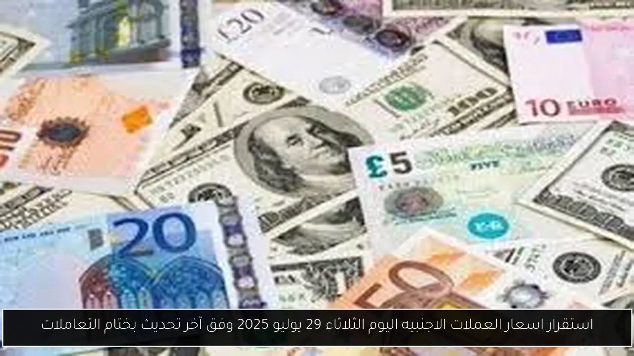 اسعار العملات الاجنبيه اليوم