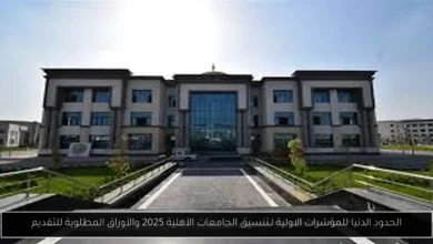 تنسيق الجامعات الأهلية 2025