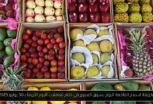 أسعار الخضروات اليوم