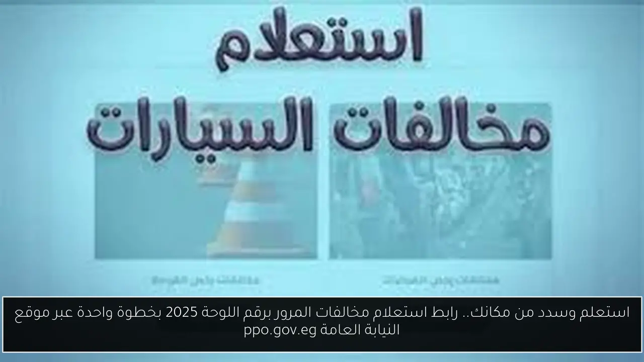 استعلام مخالفات المرور