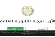 نتيجه الثانويه العامه 2025