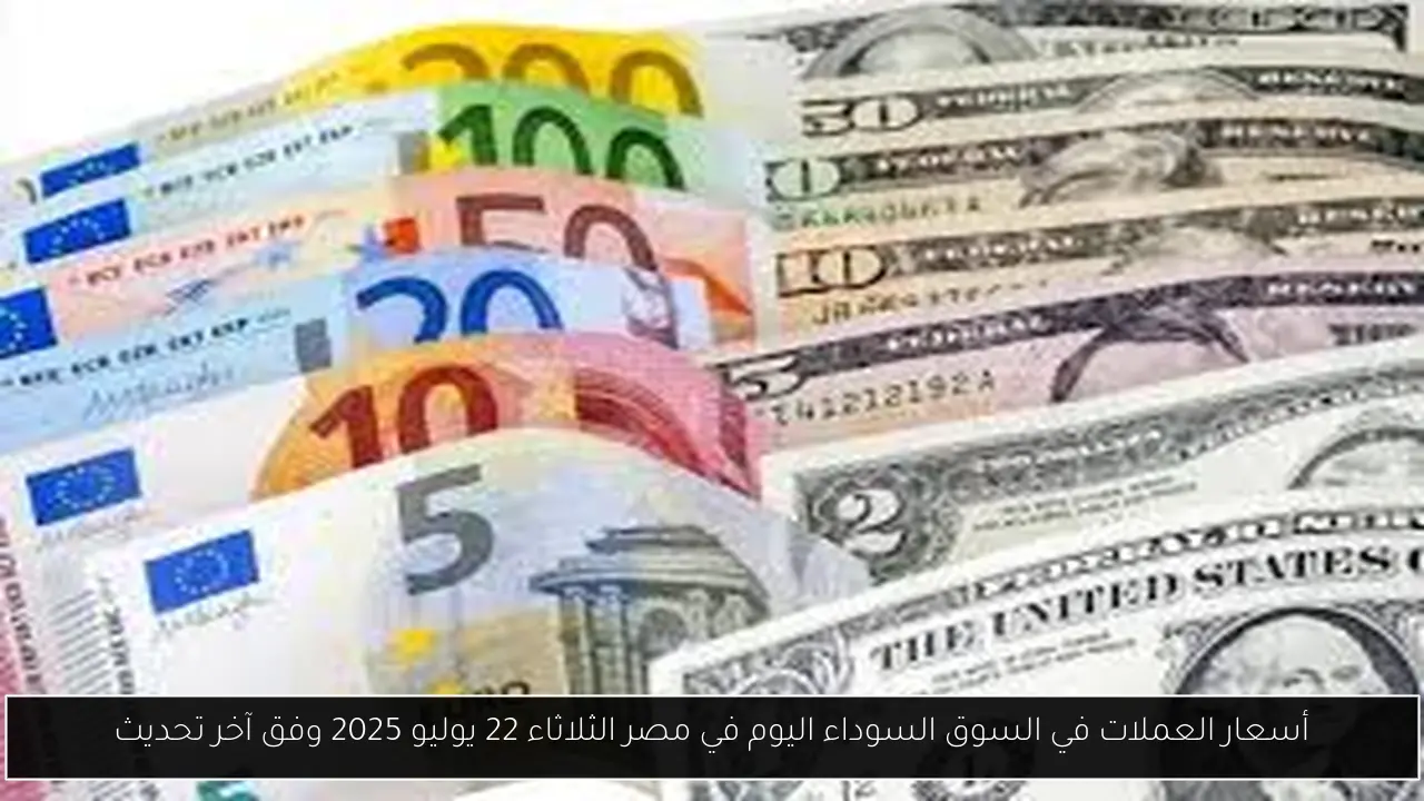 أسعار العملات في السوق السوداء اليوم في مصر