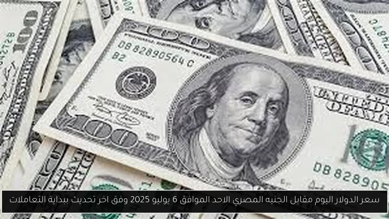 سعر الدولار اليوم مقابل الجنيه المصري