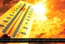حالة الطقس اليوم