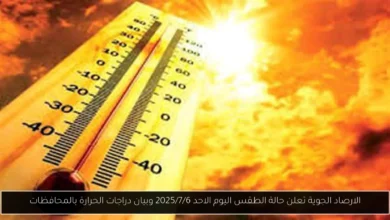 حالة الطقس اليوم