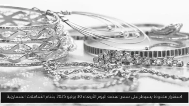سعر الفضه اليوم