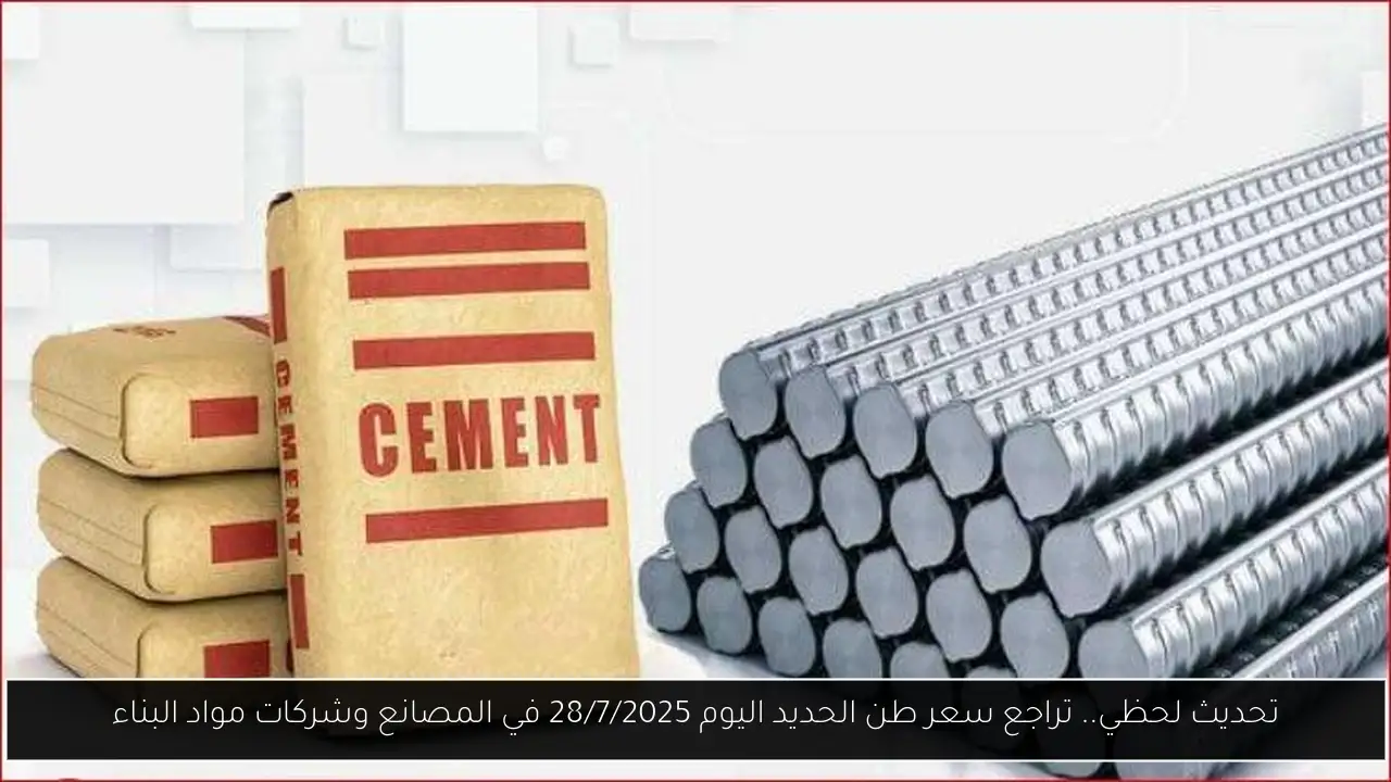 سعر طن الحديد اليوم