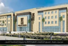 تنسيق الجامعات الأهلية 2025
