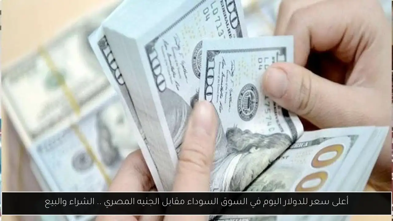 أعلى سعر للدولار اليوم في السوق السوداء