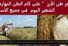 سعر الارز الشعير اليوم