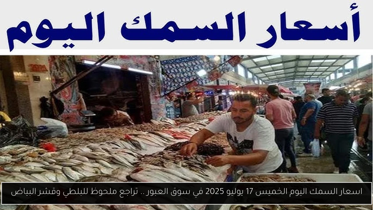 اسعار السمك اليوم