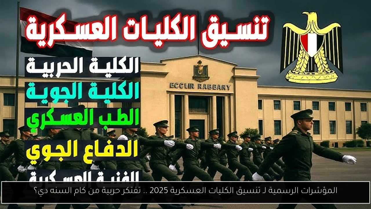 تنسيق الكليات العسكرية 2025