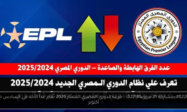 قرعه الدوري المصري الممتاز