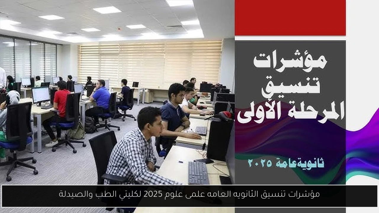 تنسيق الثانويه العامه علمى علوم