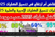 تنسيق الجامعات 2025
