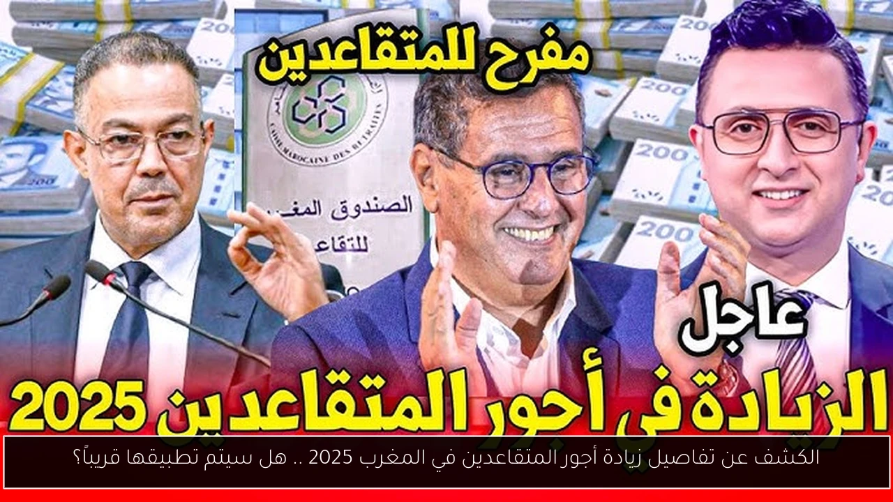 زيادة أجور المتقاعدين في المغرب 2025