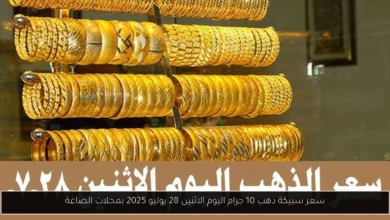 سعر الذهب الآن