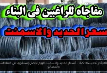 أسعار الحديد والأسمنت اليوم
