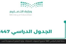 بداية العام الدراسي 1447