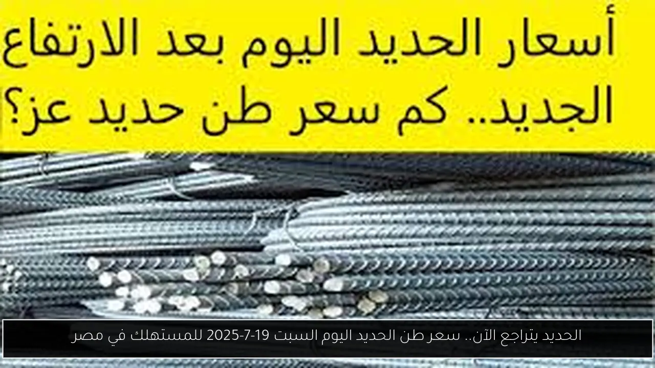 سعر طن الحديد اليوم