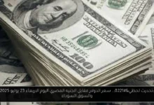 سعر الدولار مقابل الجنيه المصري