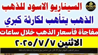 سعر الذهب اليوم عيار 21 الآن