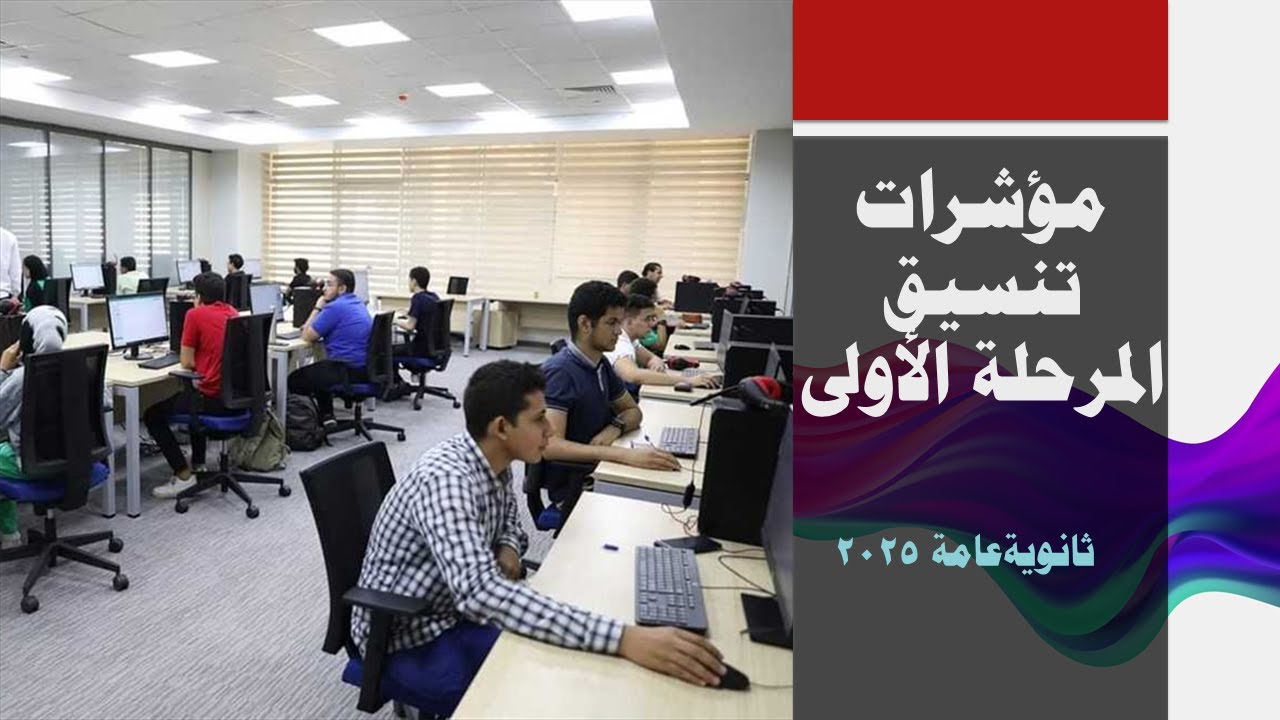 تنسيق الثانوية العامة 2025 جميع المحافظات