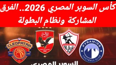 موعد السوبر المصري 2026