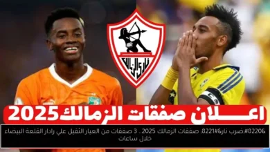 صفقات الزمالك 2025