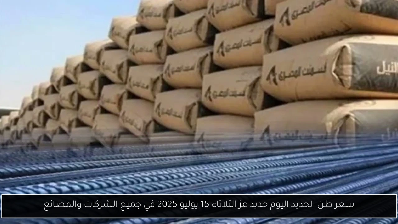 سعر طن الحديد اليوم حديد عز