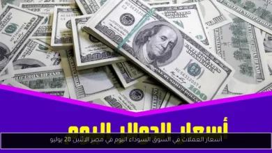 أسعار العملات في السوق السوداء اليوم في مصر