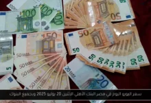 سعر اليورو اليوم في مصر البنك الأهلي