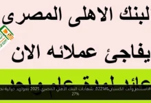 شهادات البنك الأهلي المصري