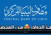 رابط منظومة حجز الدولار 4000