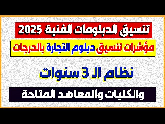تنسيق الدبلومات