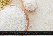 سعر طن الأرز الشعير اليوم