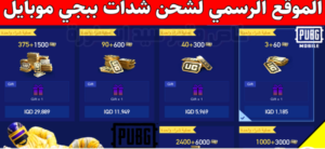 شحن شدات ببجي عن طريق الرصيد