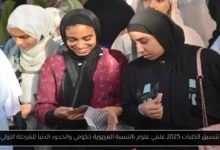 تنسيق الكليات 2025 علمي علوم بالنسبة المئوية حكومي