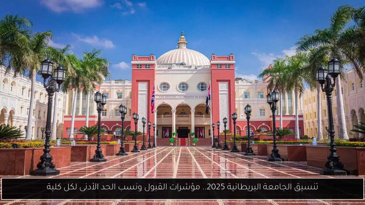 تنسيق الجامعة البريطانية 2025