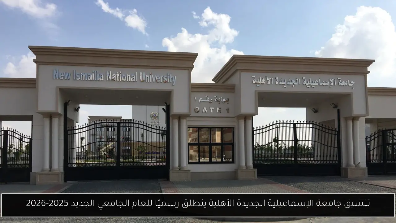 تنسيق جامعة الإسماعيلية الجديدة الأهلية
