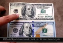 100 دولار بكام في السوق السوداء