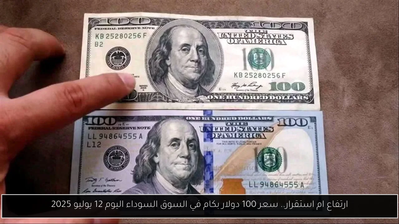 100 دولار بكام في السوق السوداء