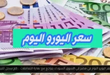 سعر اليورو اليوم في مصر في السوق السوداء