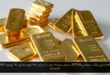 سعر سبيكة ذهب 5 جرام btc اليوم