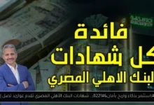 شهادات البنك الأهلي المصري